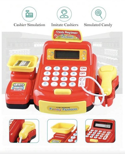 Kids electronic cash - cash, register