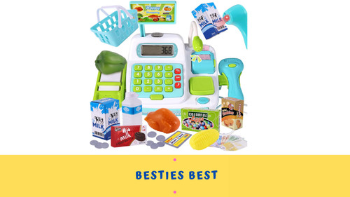Childs big toy till - big, cash