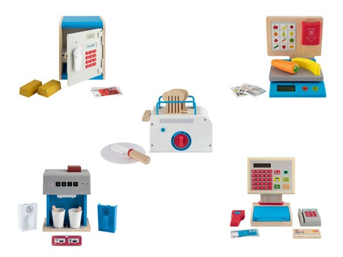 Kids wooden cash - wooden,