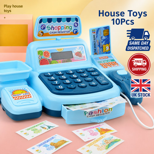 New cash register toy - cash, |