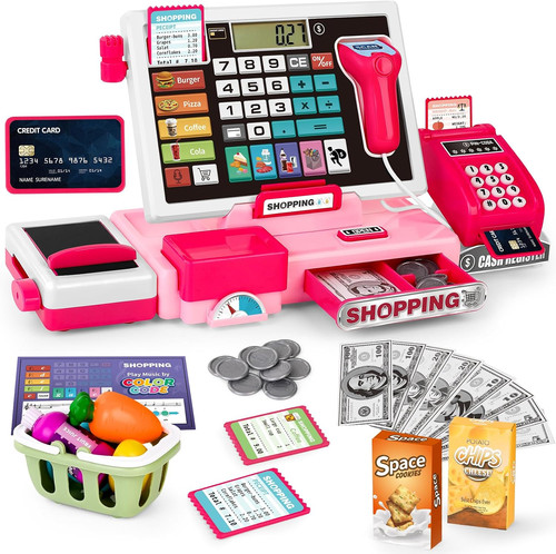 Toy till cash register with - register,