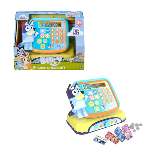 Bluey cash checkout toy - bluey, till