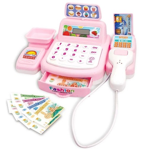 New cash register toy - cash,