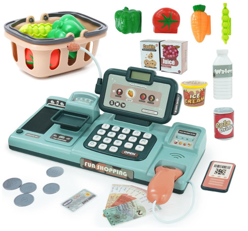 Cash register toy - cash,
