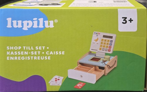 Lupilu wooden shop till cash - till,
